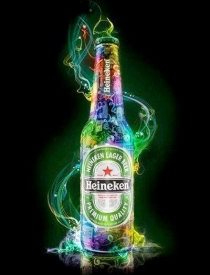 Heineken bier Art Work